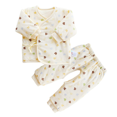 童泰 新生儿婴儿薄棉保暖内衣和服套装 80512