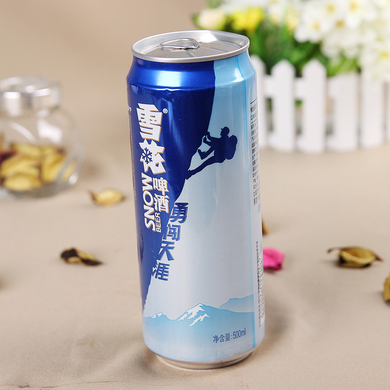 8度雪花勇闯天涯啤酒500ml/听