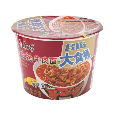 康师傅大食桶麻辣牛肉面150g/桶怎么样 好不好