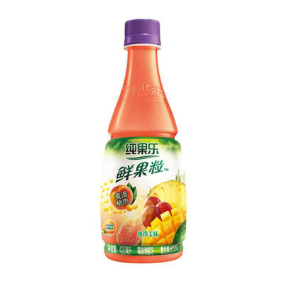 纯果乐鲜果粒热带美味饮料 420ml/瓶怎么样 好不好