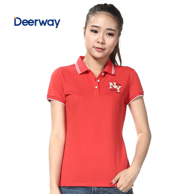 deerway/德尔惠 女士翻领短袖t恤运动上衣polo衫 82520112怎么样 好不