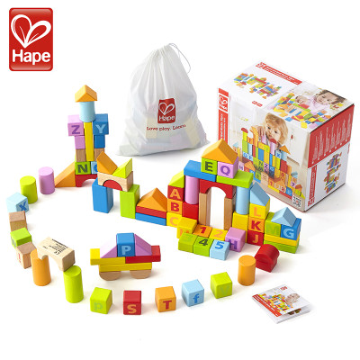 hape 80块益智积木 e8022怎么样 好不好