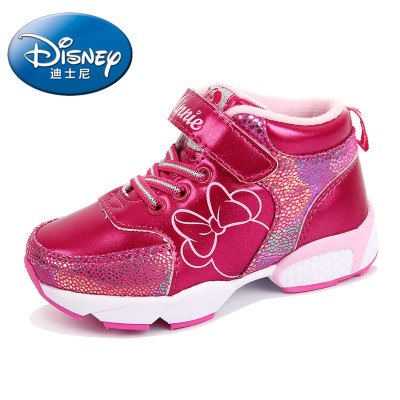 迪士尼 2015冬新女童鞋儿童运动鞋童鞋女儿童