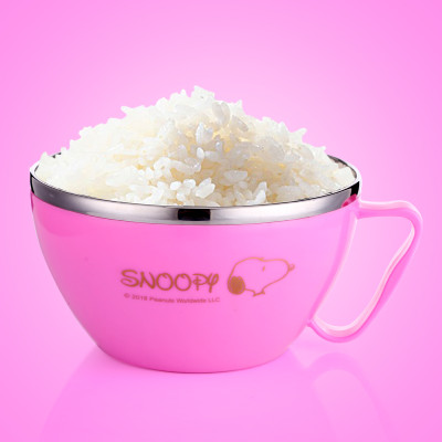 史努比SNOOPY不锈钢泡面碗杯创意家用带盖
