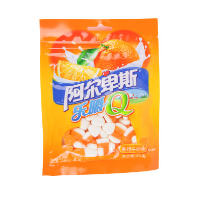 阿尔卑斯乐嚼q香橙牛奶味 60g/袋怎么样 好不好