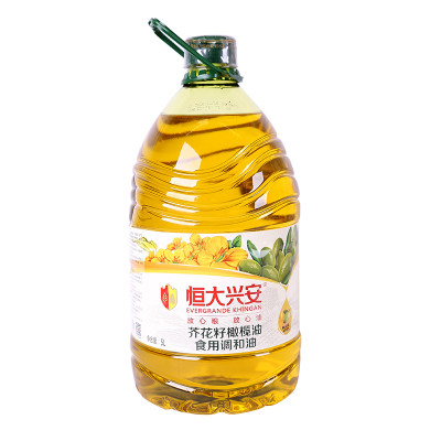 恒大兴安芥花籽橄榄油5l/瓶怎么样 好不好