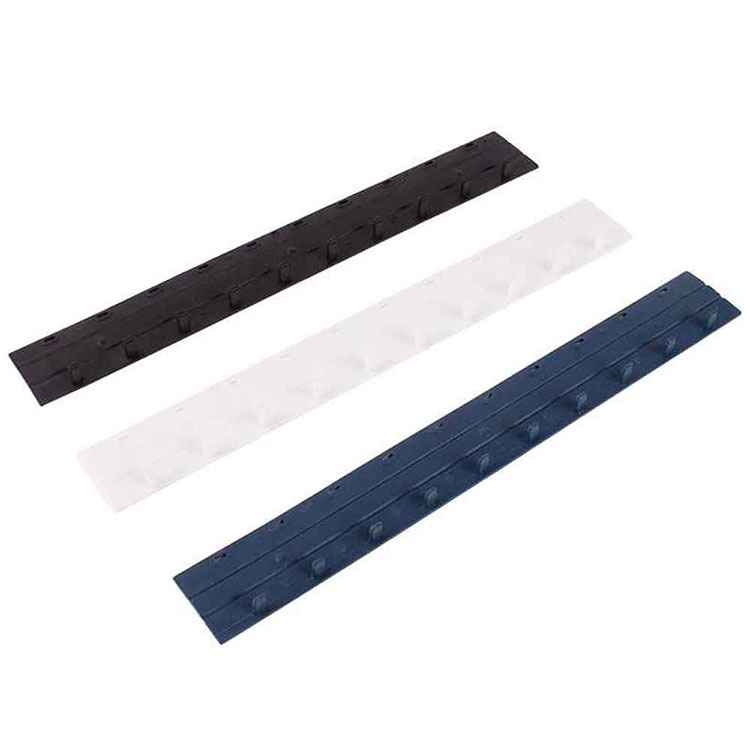 装订夹条 黑色10mm塑料 压条 适用于梳式胶圈装订夹边条