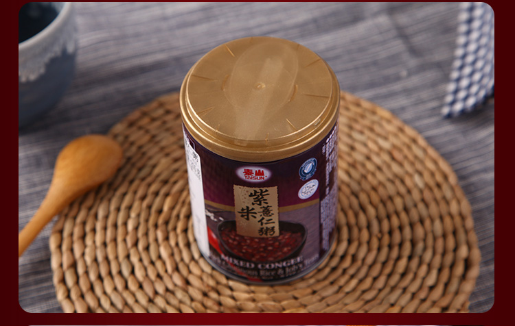 泰山 紫米薏仁粥 255g/罐