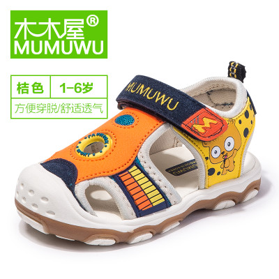 木屋宝宝凉鞋2016夏季新款男女儿童机能鞋 婴