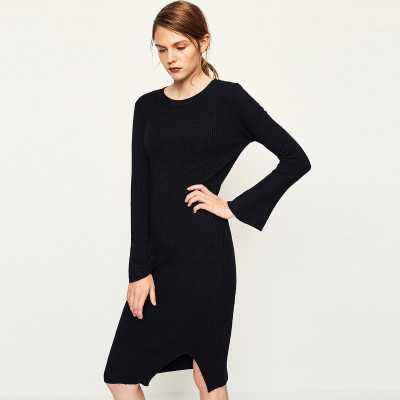 拉夏贝尔Ulifestyle冬裙子2017新款韩版显瘦中