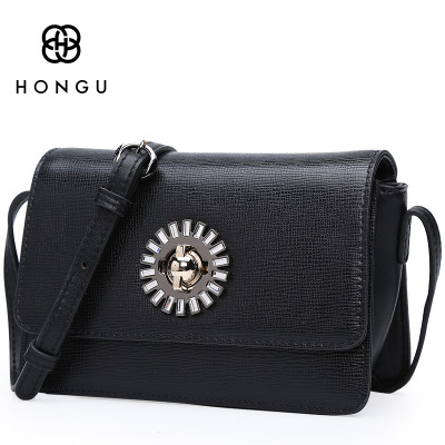 红谷女包2017新款春季锁扣单肩小包包休闲百