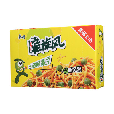 康师傅脆旋风 盐味青豆点心面50g/盒