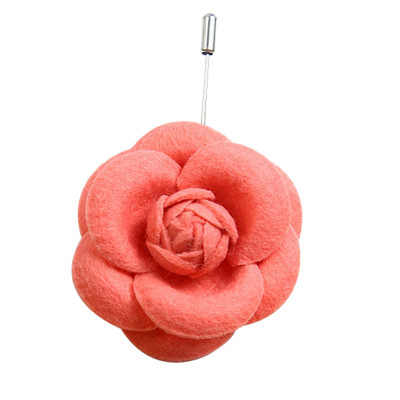 素琦复古高档胸花日韩布艺女士围巾丝巾别针仿