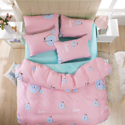 爱丽奢 加厚保暖全棉水晶绒四件套秋冬短毛绒