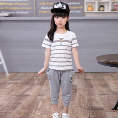 小猪彼特童装男童短袖套装夏装2017新款中大