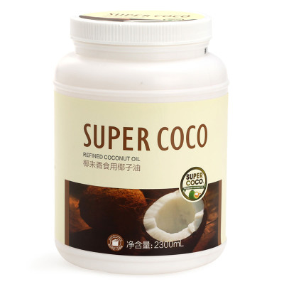 菲律宾进口supercoco椰来香椰子油食用油 2.3