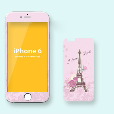 友E套 iPhone6S钢化膜彩膜苹果6s手机贴膜卡