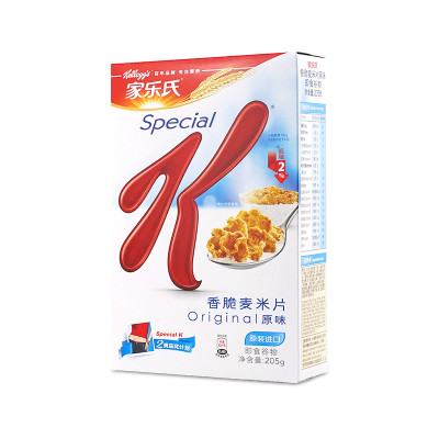 家乐氏 kelloggs香脆麦米片原味即食谷物205g