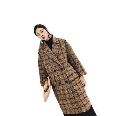 艾斯赫斯ACEHOOS2017秋冬装新款毛呢大衣