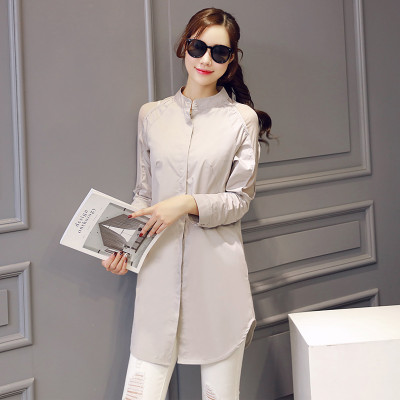 岂非2016春装新款韩版宽松中长款bf风衣女大