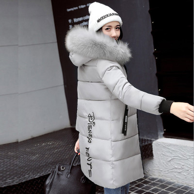 巴伯瑞棉衣女中长款学生韩版羽绒棉服时尚棉袄