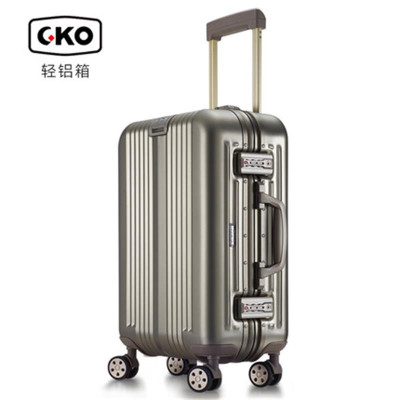 GKO铝镁合金拉杆箱托运箱旅行箱行李箱万向
