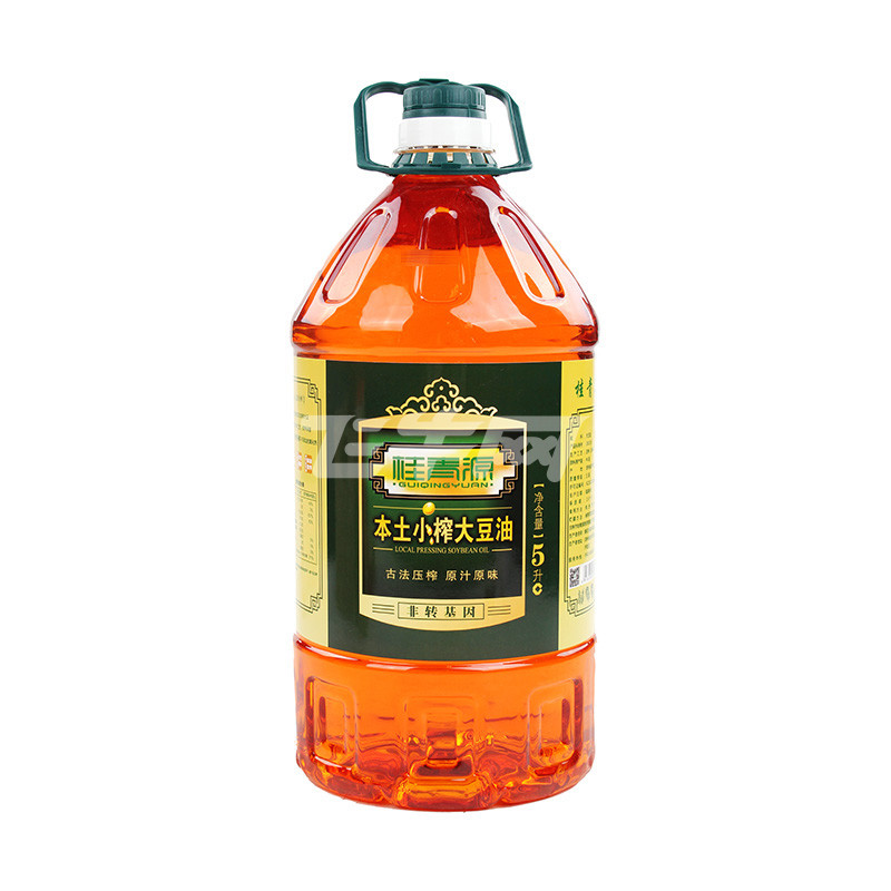 桂青源本土小榨大豆油 5升\/桶