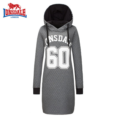 龙狮戴尔 卫衣女秋冬新款中长款修身韩版学生