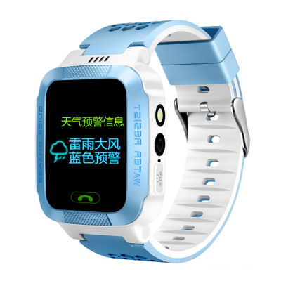 696 Y12儿童电话手表 手电筒摄像头拍照定位触