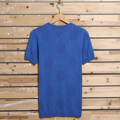 英戈玛 2016夏季男装半袖毛衣线衫薄款冰爽丝