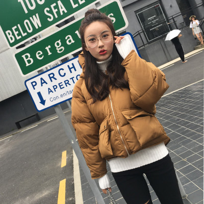 诗木槿冬季外套女装棉衣女短款学生面包服韩版