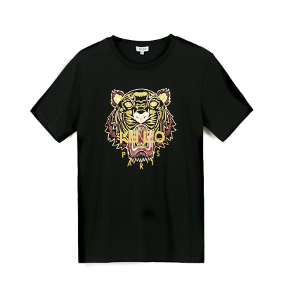 KENZO 高田贤三 印花虎头男女情侣装短袖T恤