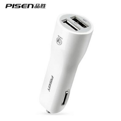 品胜(PISEN)双USB车充 1\/2A 车载充电器 iPho