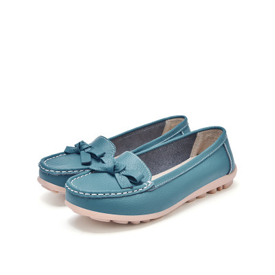 卡迪尔·赫本2017春秋新款甜美软底女鞋豆豆