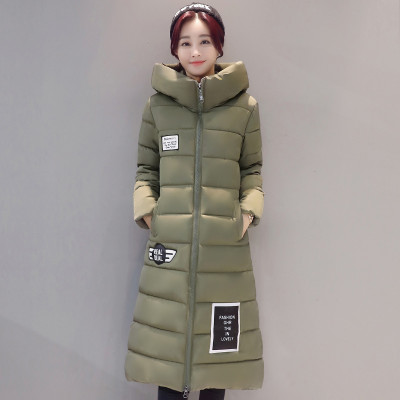 思凯台列2017女装冬季棉衣女中长款韩版加厚