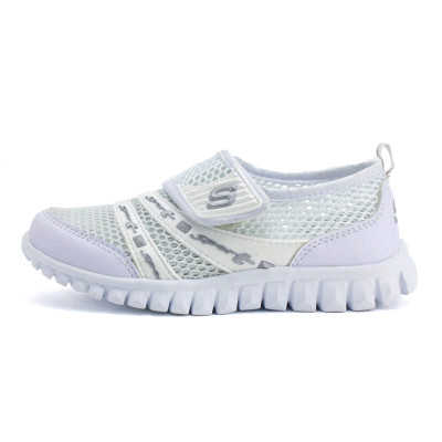 库洛德 夏款白色女童鞋儿童运动鞋女孩休闲鞋