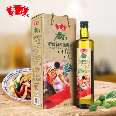 鲁花橄榄油特级初榨橄榄油压榨工艺食用油礼盒