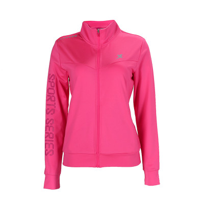 特步女装2017新款秋装正品针织上衣外套女休