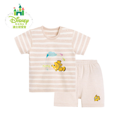 Disney\/迪士尼 婴儿衣服夏季宝宝短袖T恤彩棉