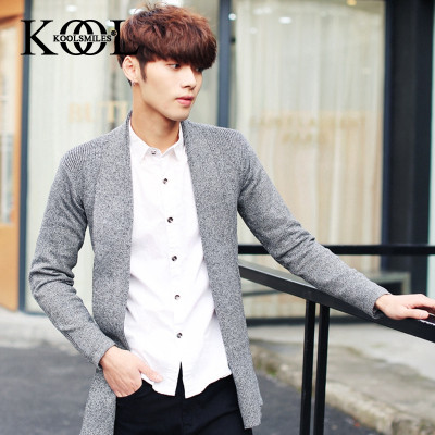 KoolSmiles冬季男士外套毛衣开衫针织韩版青年