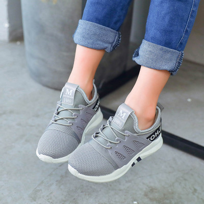 秋季新款儿童休闲鞋透气男童童鞋小学生跑步鞋