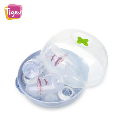Tigex微波炉蒸汽消毒锅 婴儿奶瓶 奶嘴玩具消毒