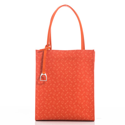 WHY专柜正品经典纹款方型直式轻便手提购物