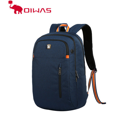 爱华仕(Oiwas) 男女大容量轻商务通勤双肩包休