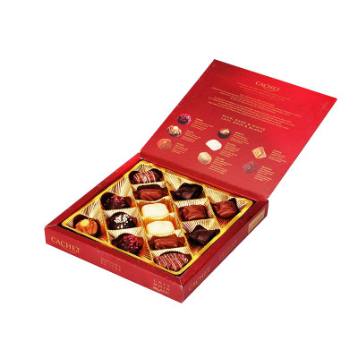 比利时进口凯萨/cachet 什锦巧克力方形礼盒 200g怎么样 好不好