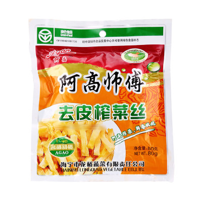 阿高师傅 去皮榨菜丝 80g/袋怎么样 好不好