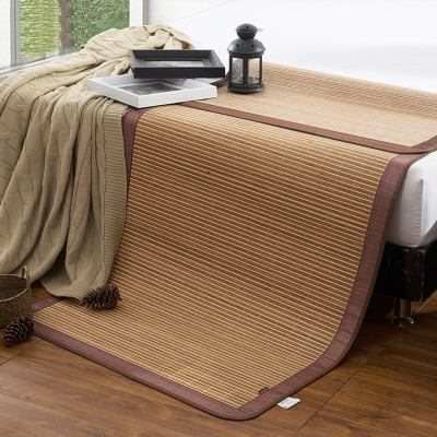 远梦 床品家纺 冰夏碳化两用单人竹凉席子 90*195cm怎么样 好不好