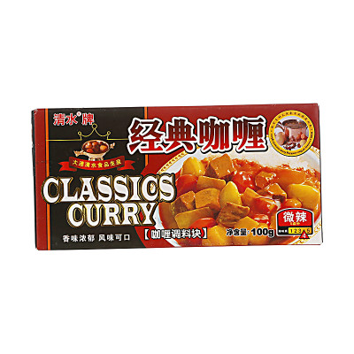 清水牌经典咖喱(微辣) 100g/盒怎么样 好不好