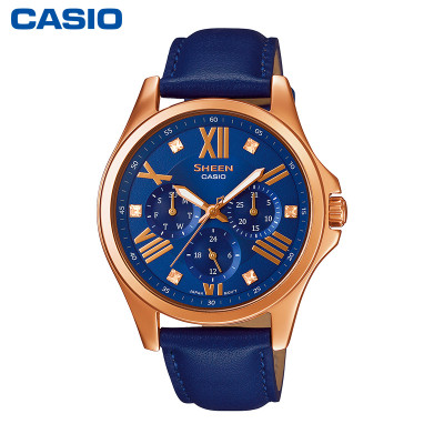 casio卡西欧 正品施华洛水晶时尚女士手表石英表 she-3806gl-2a怎么样
