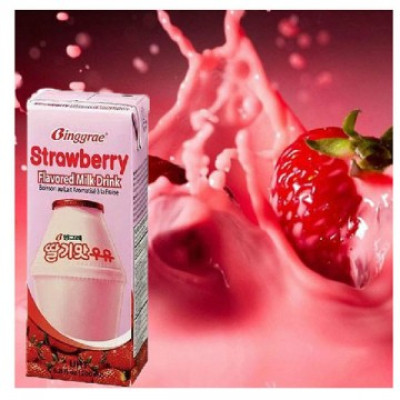 宾格瑞 草莓味牛奶 200ml怎么样 好不好